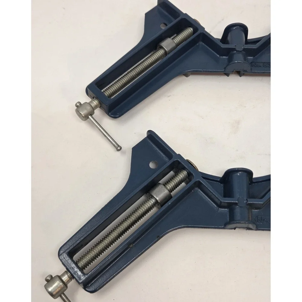 Lot Of (2)‎ Vintage Stanley No. 83-404 Miter Angle Clamp Corner Woodworking Tool
